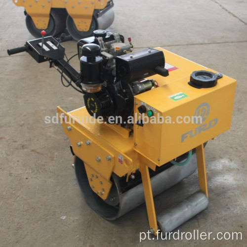 Rolo compactador vibratório pequeno do compactador da mão do motor diesel de FYL-600C